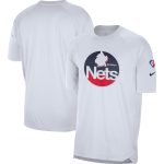 mens brooklyn nets nike white 202122 city edition pregame warmup shooting t-shirt – Genuine NBA Hats & Jerseys for Fans