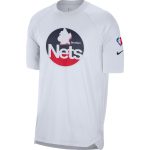 mens brooklyn nets nike white 202122 city edition pregame warmup shooting t-shirt – Genuine NBA Hats & Jerseys for Fans