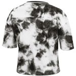 womens toronto raptors mitchell  ness blackwhite hardwood classics tie-dye cropped t-shirt – Genuine NBA Hats & Jerseys for Fans