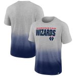 mens washington wizards fanatics heathered graynavy board crasher dip-dye t-shirt – Genuine NBA Hats & Jerseys for Fans
