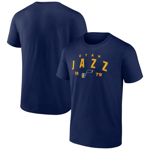 mens utah jazz fanatics navy rebel t-shirt – Genuine NBA Hats & Jerseys for Fans