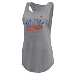 womens new york knicks fanatics heathered gray quality time open scoop neck tri-blend tank top – Genuine NBA Hats & Jerseys for Fans