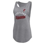 womens portland trail blazers fanatics heathered gray quality time open scoop neck tri-blend tank top – Genuine NBA Hats & Jerseys for Fans