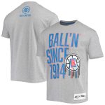 mens la clippers balln heathered gray since 1984 t-shirt – Genuine NBA Hats & Jerseys for Fans