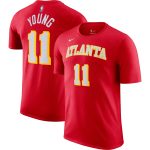mens atlanta hawks trae young nike red icon 202223 name  number t-shirt – Genuine NBA Hats & Jerseys for Fans