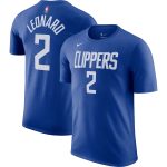 mens la clippers kawhi leonard nike royal icon 202223 name  number t-shirt – Genuine NBA Hats & Jerseys for Fans