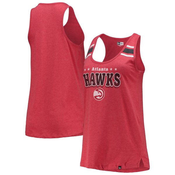 womens atlanta hawks new era red scoop-neck racerback tank top – Genuine NBA Hats & Jerseys for Fans