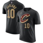 mens cleveland cavaliers darius garland jordan brand black 202223 statement edition name  number t-shirt – Genuine NBA Hats & Jerseys for Fans