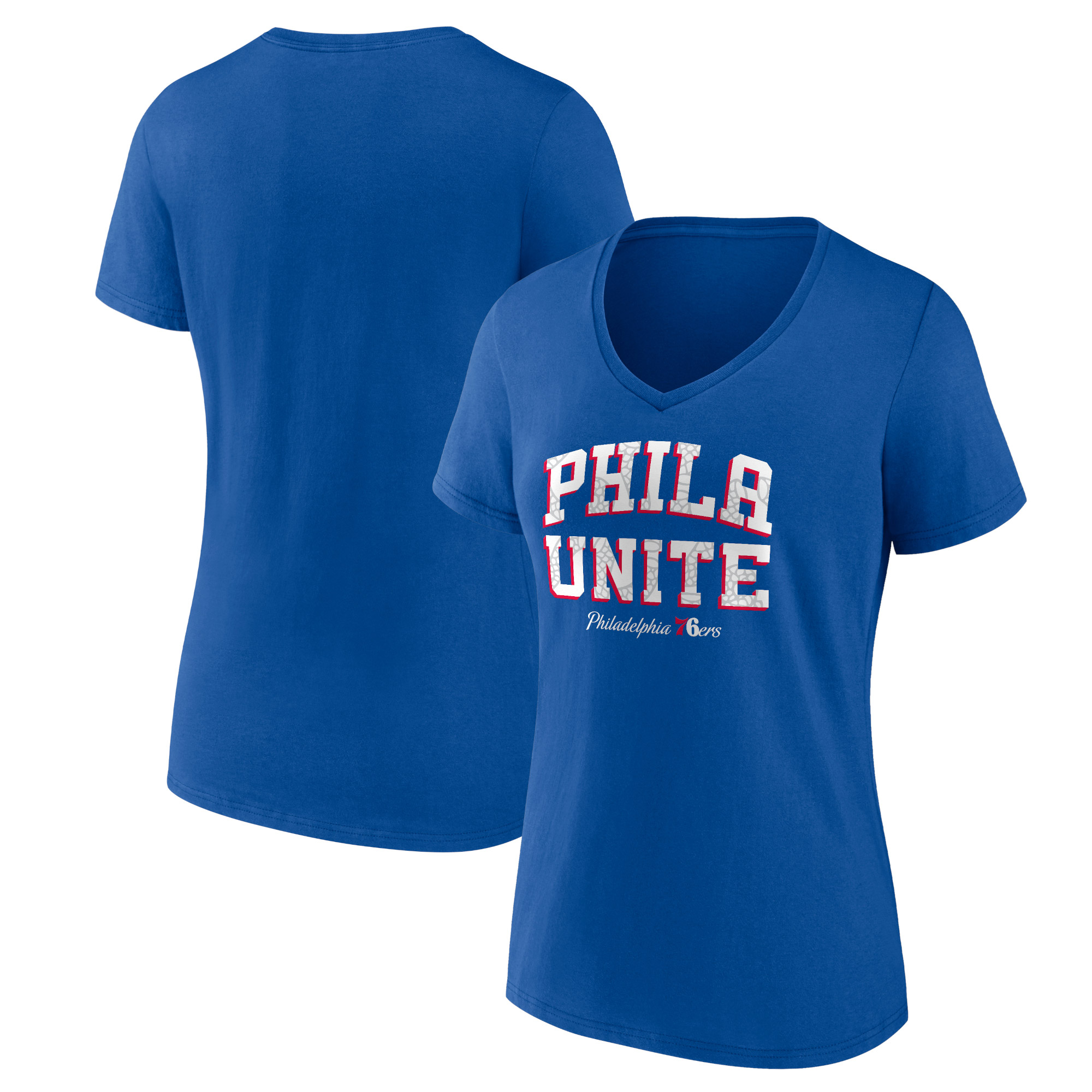 womens philadelphia 76ers fanatics royal hometown collection t-shirt – Genuine NBA Hats & Jerseys for Fans