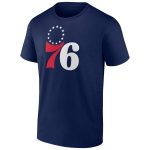 mens philadelphia 76ers tyrese maxey navy playmaker t-shirt – Genuine NBA Hats & Jerseys for Fans