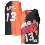 mens phoenix suns steve nash mitchell  ness orangeblack hardwood classics tie-dye name  number tank top – Genuine NBA Hats & Jerseys for Fans