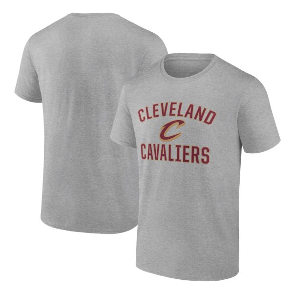 mens cleveland cavaliers heathered gray victory arch t-shirt – Genuine NBA Hats & Jerseys for Fans