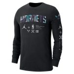 mens charlotte hornets jordan brand black essential air traffic control long sleeve t-shirt – Genuine NBA Hats & Jerseys for Fans