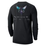 mens charlotte hornets jordan brand black essential air traffic control long sleeve t-shirt – Genuine NBA Hats & Jerseys for Fans