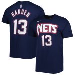 mens brooklyn nets james harden nike navy 202122 city edition name  number t-shirt – Genuine NBA Hats & Jerseys for Fans