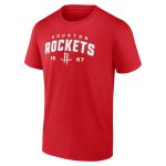 mens houston rockets red rebel logo t-shirt – Genuine NBA Hats & Jerseys for Fans