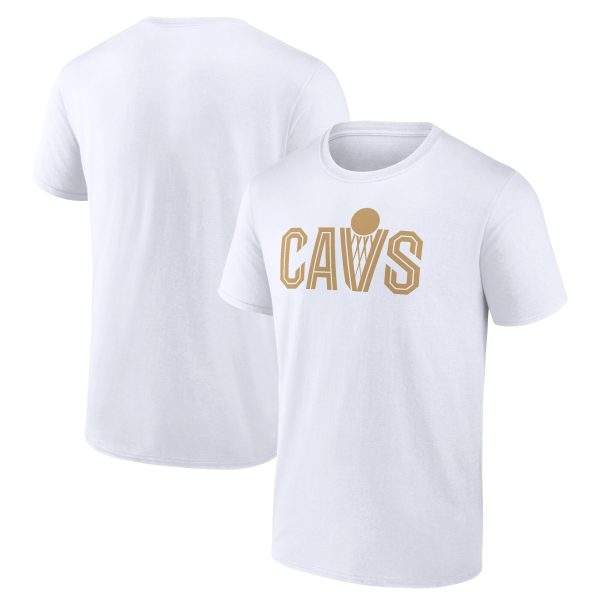 mens cleveland cavaliers white wordmark t-shirt – Genuine NBA Hats & Jerseys for Fans