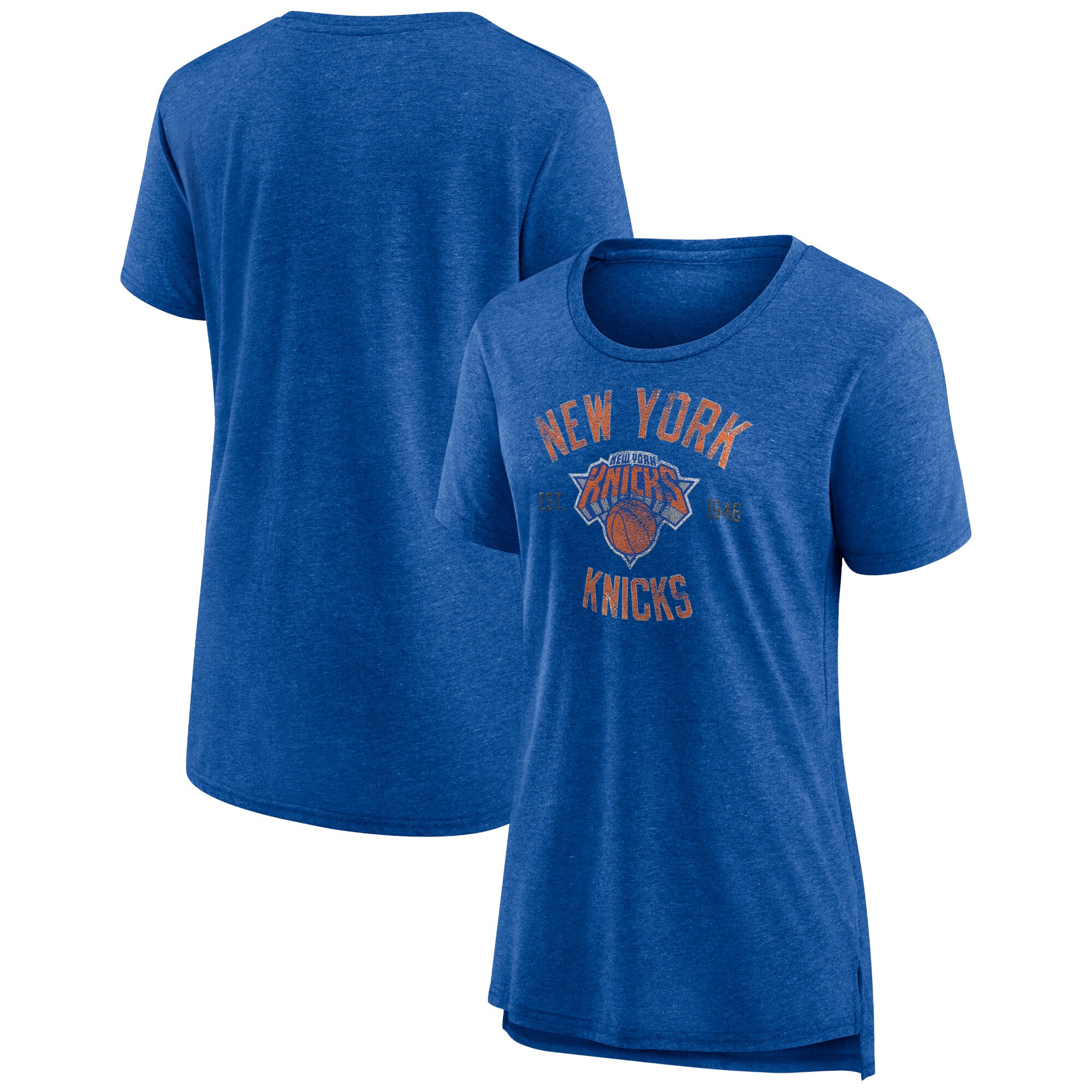 womens new york knicks heather blue heritage tri-blend t-shirt – Genuine NBA Hats & Jerseys for Fans womens new york knicks heather blue heritage tri-blend t-shirt – Genuine NBA Hats & Jerseys for Fans