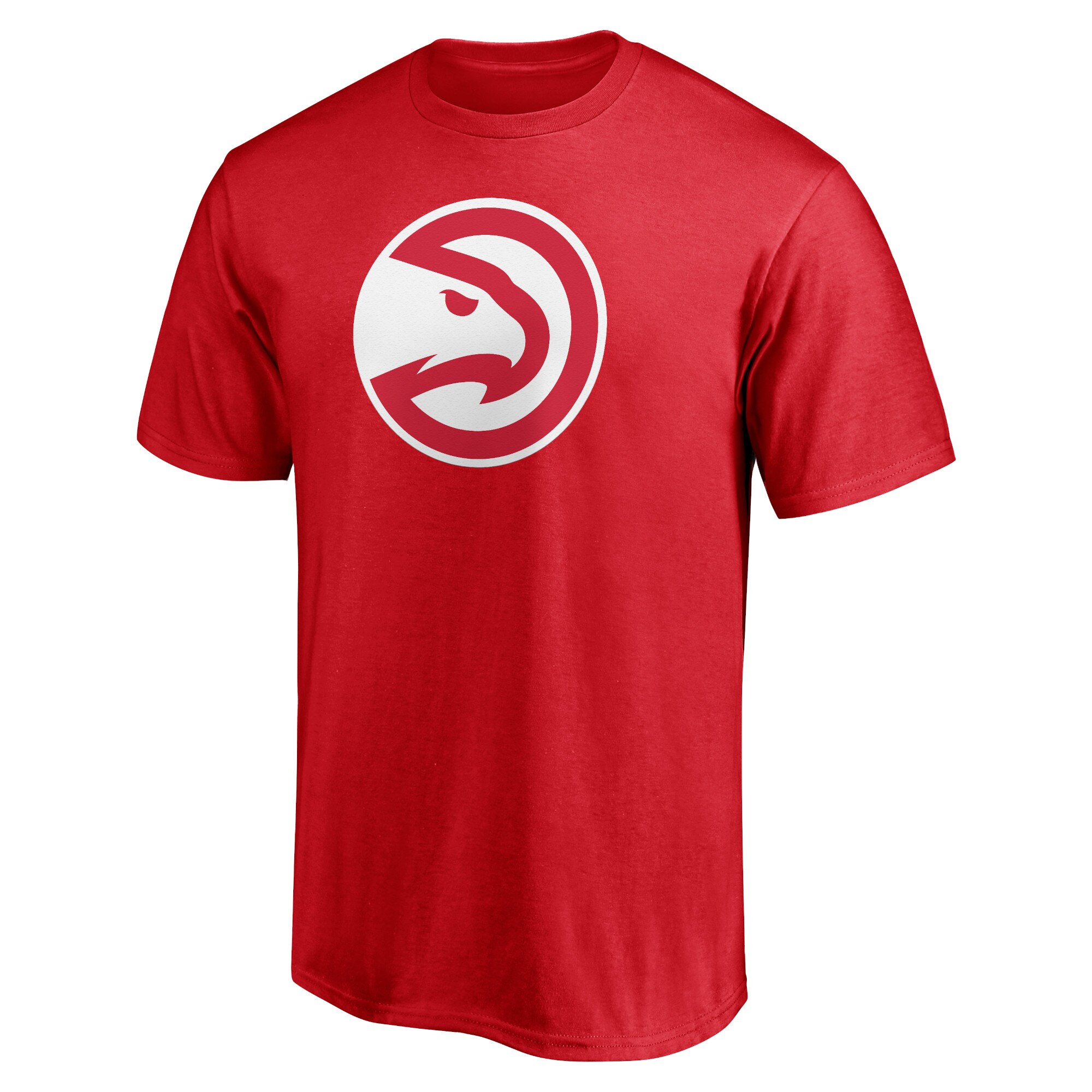 mens atlanta hawks red primary logo team t-shirt – Genuine NBA Hats & Jerseys for Fans