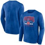mens detroit pistons fanatics heather royal front court press snow wash long sleeve t-shirt – Genuine NBA Hats & Jerseys for Fans