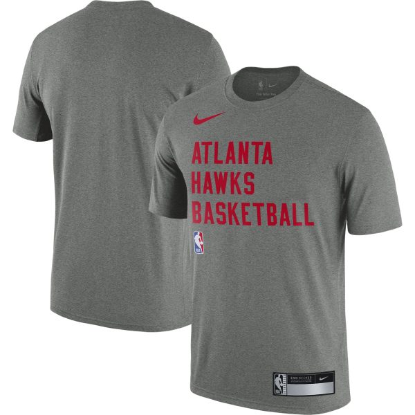 mens atlanta hawks nike heather gray 202324 sideline legend performance practice t-shirt – Genuine NBA Hats & Jerseys for Fans