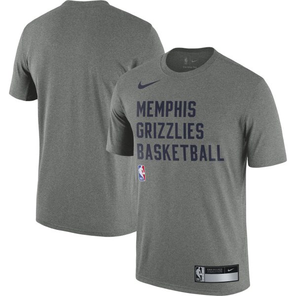 mens memphis grizzlies nike heather gray 202324 sideline legend performance practice t-shirt – Genuine NBA Hats & Jerseys for Fans