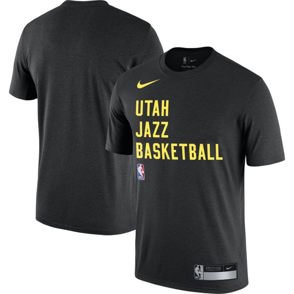 mens utah jazz nike black 202324 sideline legend performance practice t-shirt – Genuine NBA Hats & Jerseys for Fans