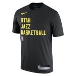 mens utah jazz nike black 202324 sideline legend performance practice t-shirt – Genuine NBA Hats & Jerseys for Fans