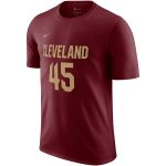 mens cleveland cavaliers donovan mitchell nike burgundy icon 202223 name  number t-shirt – Genuine NBA Hats & Jerseys for Fans