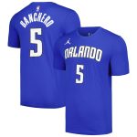 mens orlando magic paolo banchero jordan brand blue 202223 statement edition name  number t-shirt – Genuine NBA Hats & Jerseys for Fans