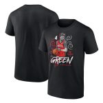 mens houston rockets jalen green black player name  number competitor t-shirt – Genuine NBA Hats & Jerseys for Fans