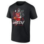 mens houston rockets jalen green black player name  number competitor t-shirt – Genuine NBA Hats & Jerseys for Fans