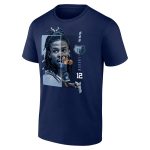 mens memphis grizzlies ja morant navy jump pass t-shirt – Genuine NBA Hats & Jerseys for Fans