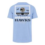 mens atlanta hawks 47 light blue city edition backboard t-shirt – Genuine NBA Hats & Jerseys for Fans