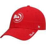 women8217s atlanta hawks 821747 red miata clean up logo adjustable hat – Genuine NBA Hats & Jerseys for Fans