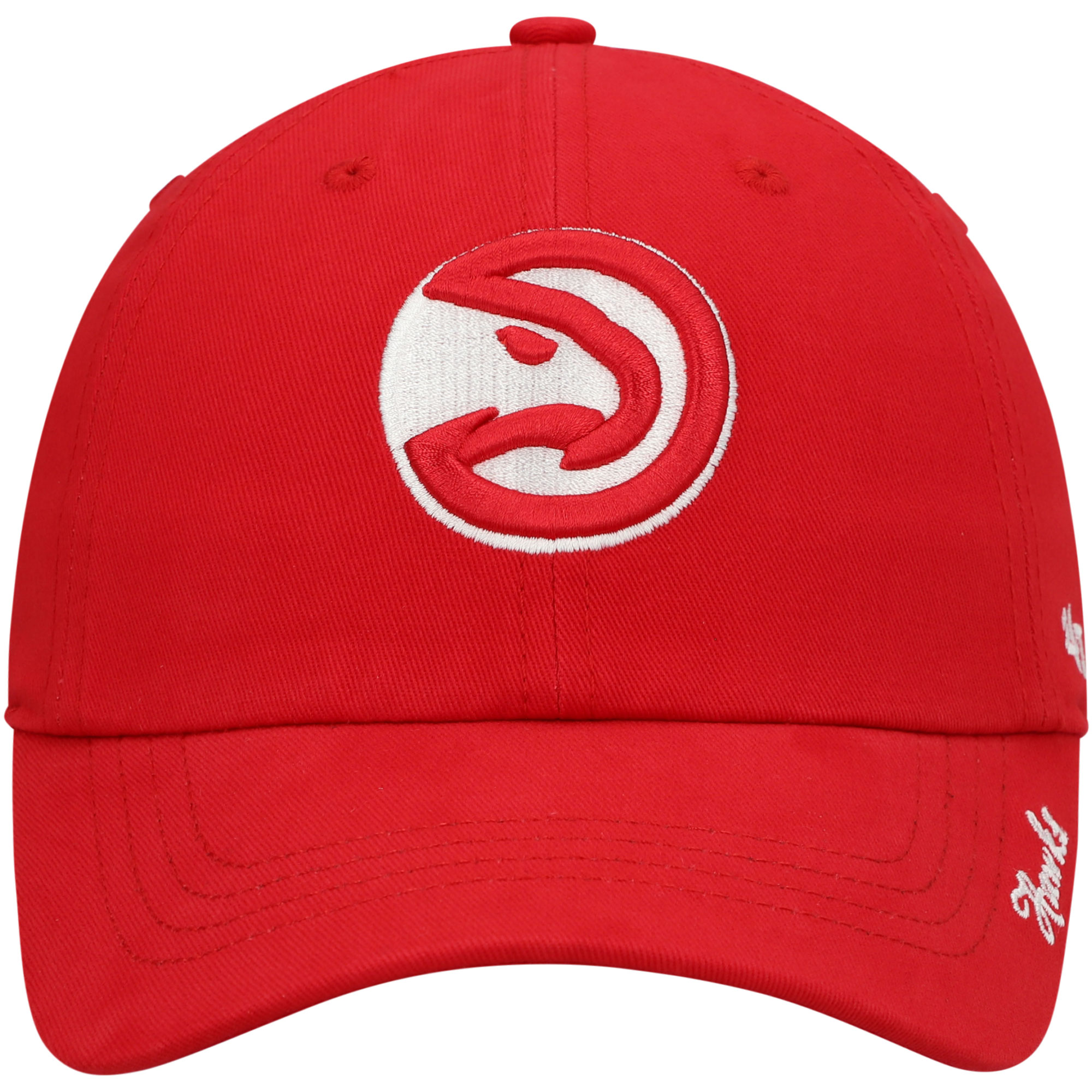 women8217s atlanta hawks 821747 red miata clean up logo adjustable hat – Genuine NBA Hats & Jerseys for Fans