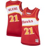 women8217s atlanta hawks dominique wilkins mitchell amp ness red hardwood classics swingman jersey – Genuine NBA Hats & Jerseys for Fans