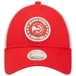 women8217s atlanta hawks new era redwhite glitter patch 9forty snapback hat – Genuine NBA Hats & Jerseys for Fans