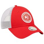 women8217s atlanta hawks new era redwhite glitter patch 9forty snapback hat – Genuine NBA Hats & Jerseys for Fans