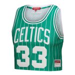 women8217s boston celtics larry bird mitchell amp ness x dannijo kelly green fashion cropped basketball jersey – Genuine NBA Hats & Jerseys for Fans