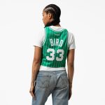 women8217s boston celtics larry bird mitchell amp ness x dannijo kelly green fashion cropped basketball jersey – Genuine NBA Hats & Jerseys for Fans