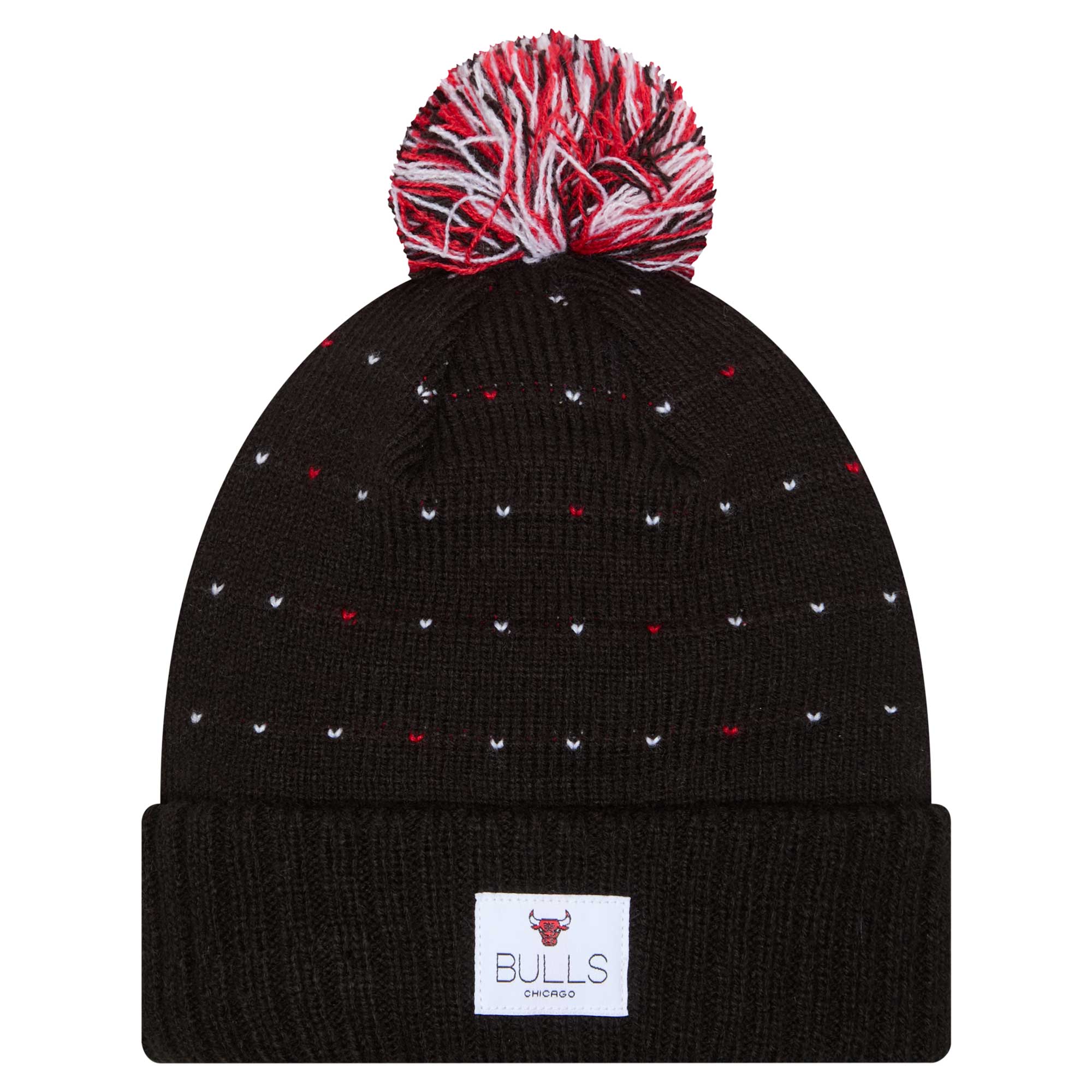 women8217s chicago bulls new era black throwback labeled patch cuffed knit hat with pom – Genuine NBA Hats & Jerseys for Fans