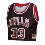 women8217s chicago bulls scottie pippen mitchell amp ness x dannijo black fashion cropped basketball jersey – Genuine NBA Hats & Jerseys for Fans