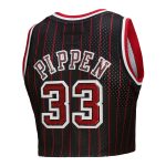 women8217s chicago bulls scottie pippen mitchell amp ness x dannijo black fashion cropped basketball jersey – Genuine NBA Hats & Jerseys for Fans