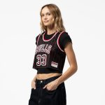 women8217s chicago bulls scottie pippen mitchell amp ness x dannijo black fashion cropped basketball jersey – Genuine NBA Hats & Jerseys for Fans