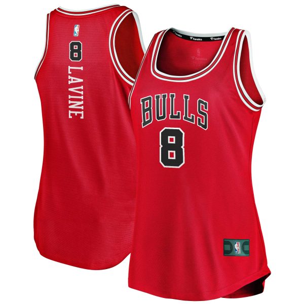 women8217s chicago bulls zach lavine fanatics red fast break tank jersey – icon edition – Genuine NBA Hats & Jerseys for Fans