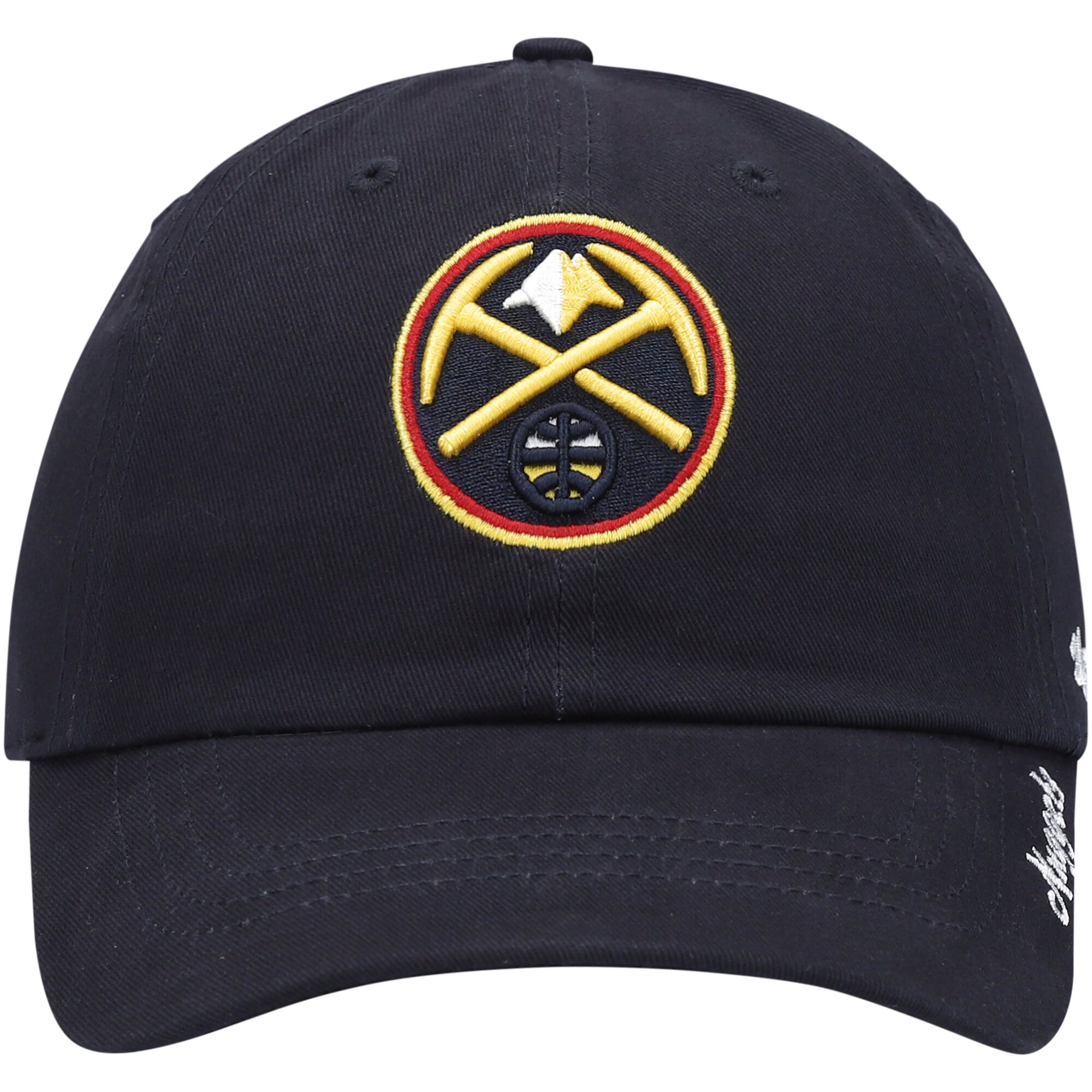 women8217s denver nuggets 821747 navy miata clean up logo adjustable hat – Genuine NBA Hats & Jerseys for Fans