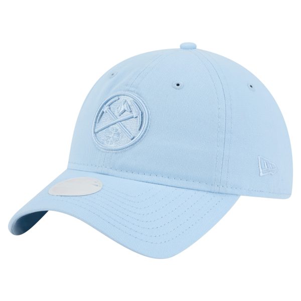 women8217s denver nuggets new era light blue colorpack 9twenty adjustable hat – Genuine NBA Hats & Jerseys for Fans