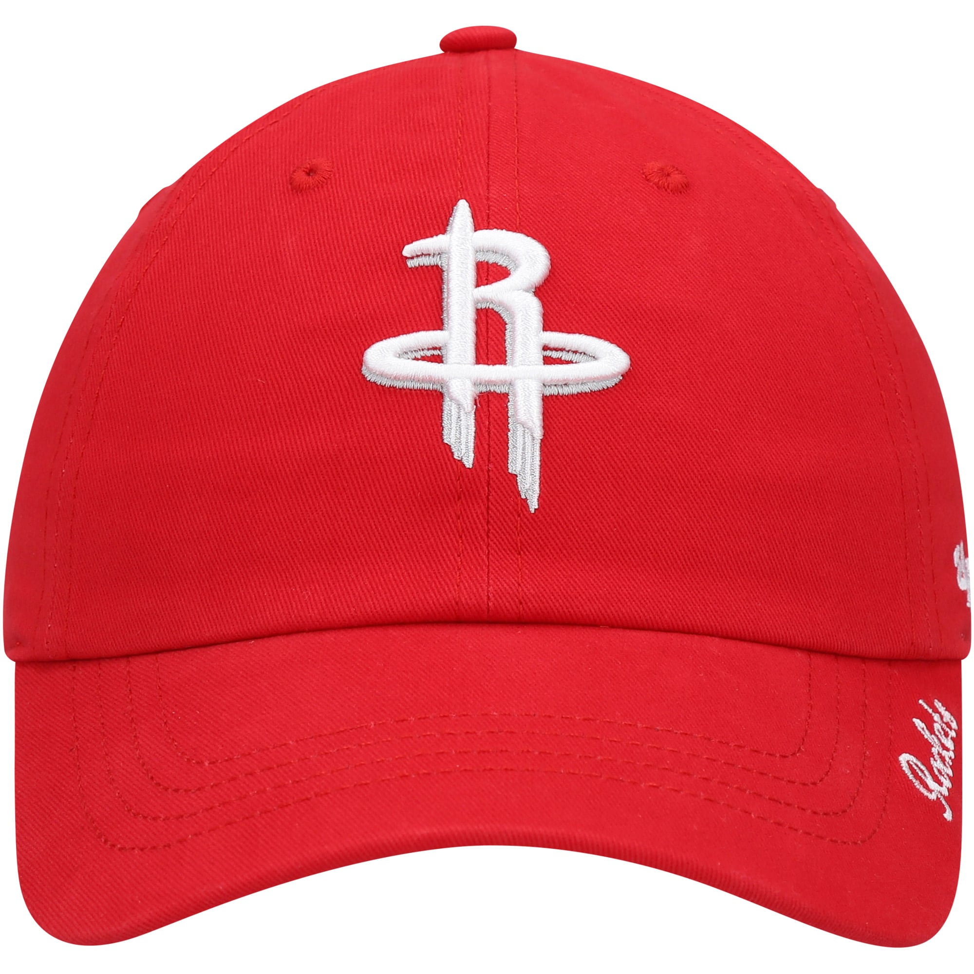 women8217s houston rockets 821747 red miata clean up logo adjustable hat – Genuine NBA Hats &amp; Jerseys for Fans