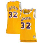 women8217s los angeles lakers magic johnson mitchell amp ness gold 198485 hardwood classics swingman jersey – Genuine NBA Hats & Jerseys for Fans